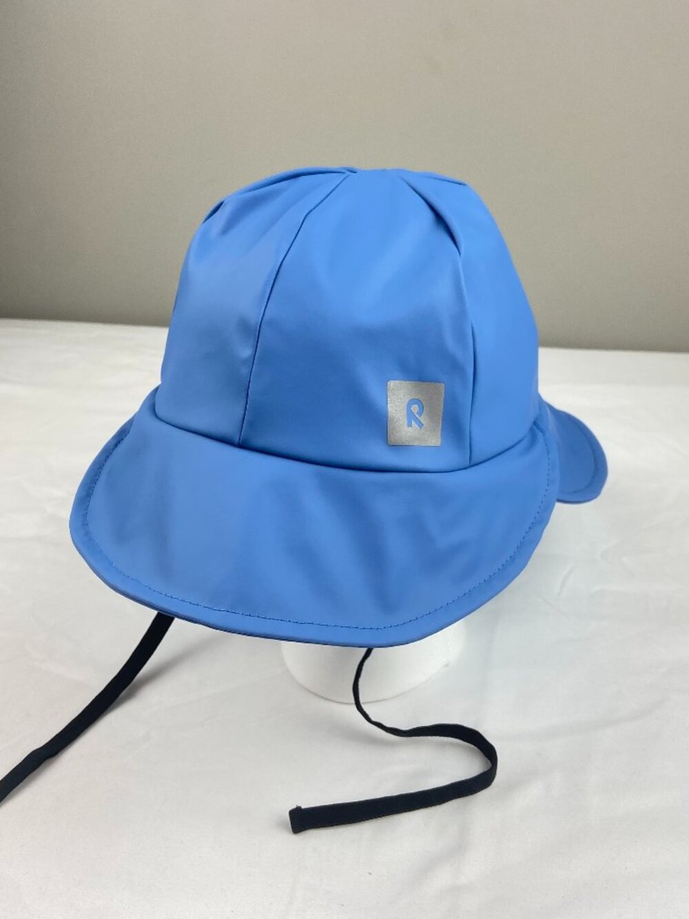 Reima Kids Blue Rubber Rain Hat Size Large 7-12 Yrs PVC Free Non-Toxic